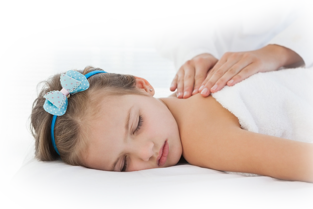 massage enfant détente salon